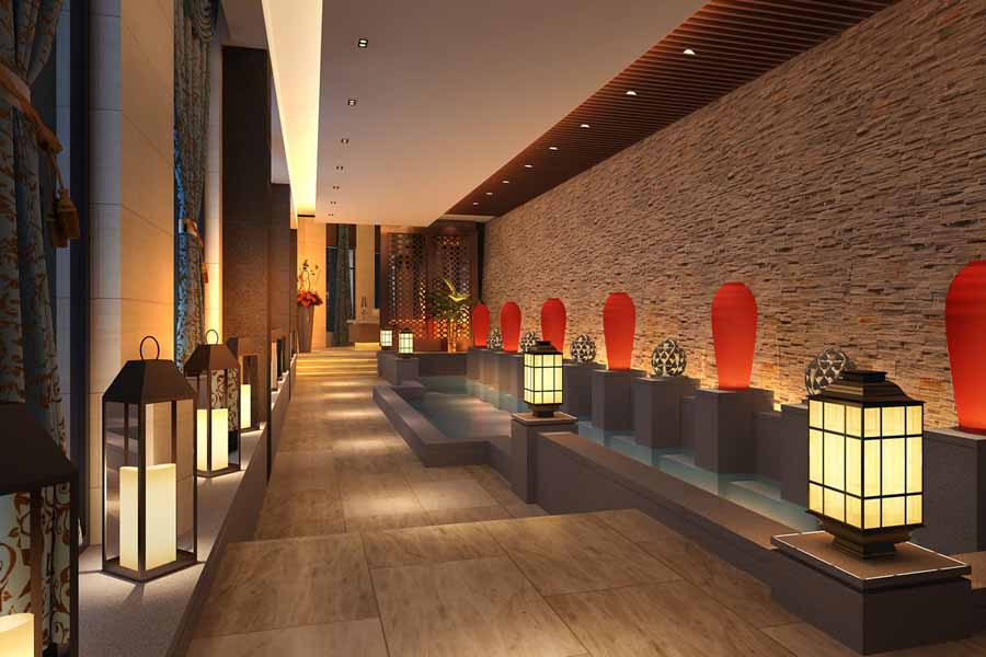 江西庐山西海岛温泉酒店设计案例 